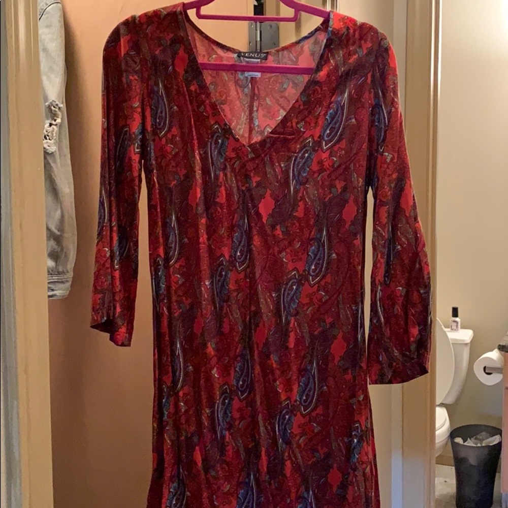 Venus red design dress, size 6